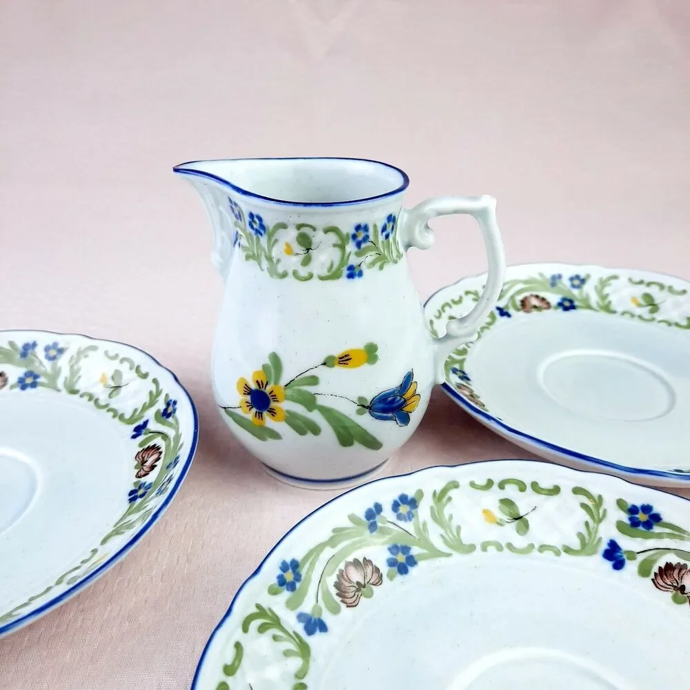 Vintage ASTA 1851 Nancy Western Germany Pottery Set of 5